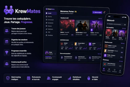 Aperçu du projet KrewMates