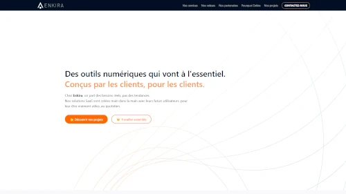 Aperçu du projet Enkira
